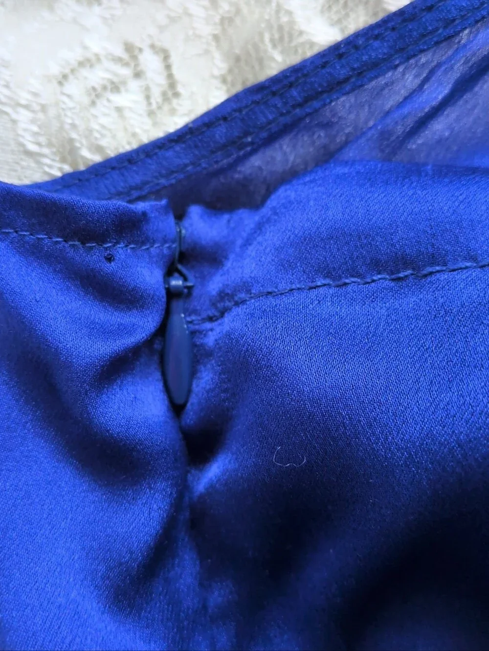 J.Crew Royal Blue 100% Silk Cami Top Size 8